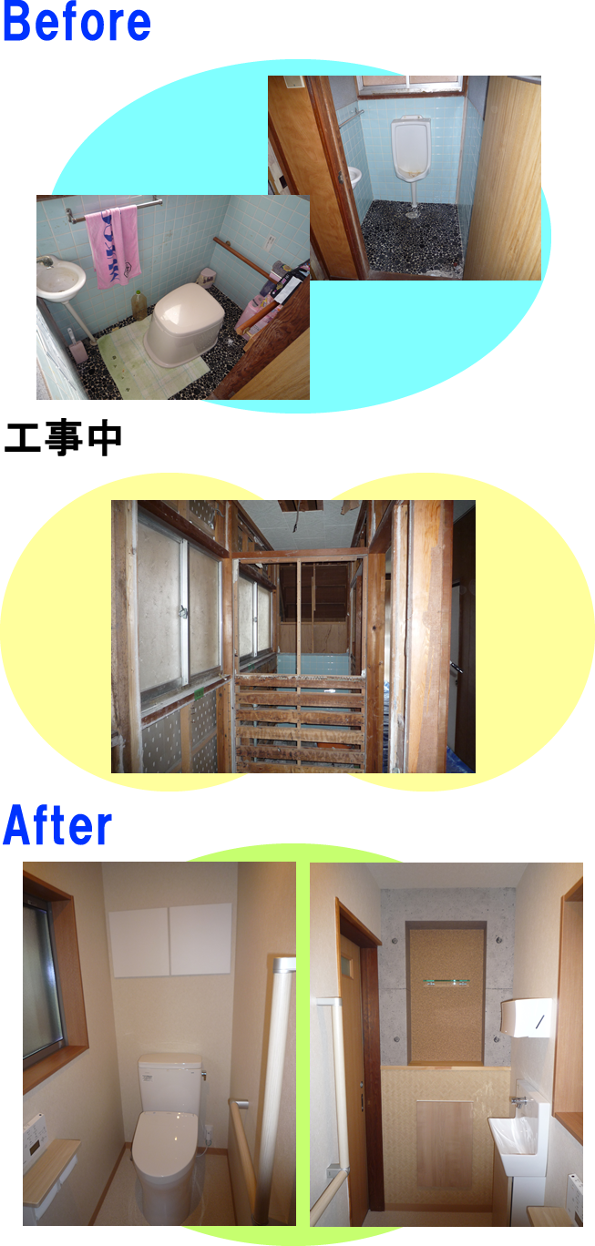 雲南市:N様邸 トイレリフォーム工事