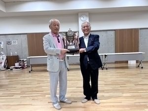 *(左)石飛様　(右)島根水道社長 田本